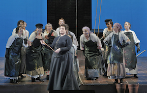 Erin Johnson (Mary) and the San Francisco Opera Chorus 