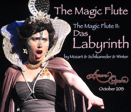 Alexis Cregger as the Queen of the Night in Amore Opera’s <em>Labyrinth</em>. 