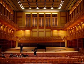 Green Music Center concert hall