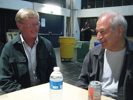 Andy Horn, right, with Robert Gurney, of S.F. Lyric Chorus 