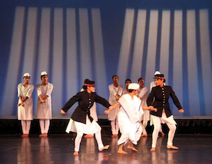 Scene from Abhinaya's production of Gandhi 