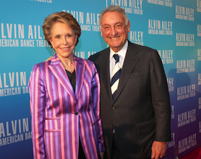 Joan and Sanford Weill &#151; she is board chair of the Alvin Ailey Dance Company Photo by Teri Bloom