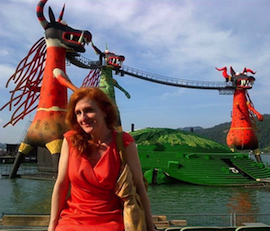 Laura Claycomb, ready for her first Queen of the Night in the Bregenz <em>Magic Flute</em>, conducted by Patrick Summers 
