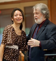George Cleve and Audrey Vardanega, when she was young (2008) Photo by Dr. Dave