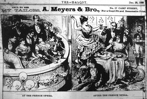 <em>The Mascot</em>, of New Orleans, cast a critical eye on opera in 1888 