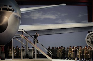 Nixon (Brian Mulligan) arrives in Beijing