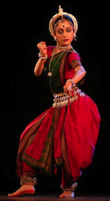 Arushi Mudgal, Odissi dancer as Eurydice in New Delhi Photo by R. Shivaji Rao