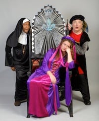Darron Flagg, Jennifer Ashworth and Michael Mendelsohn in <em>Count Ory</em> Photo by Mark Janks