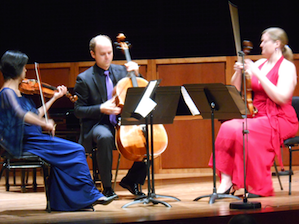 Yukiko Kurakata, Sébastian Gingras, and Katie Kadarauch played Dohnányi Photos by Janos Gereben 