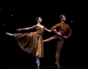 Program 1: Elana Altman and Tiit Helimets in Robbins' <em>In The Night</em> Photo by Erik Tomasson