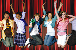 Children's Music Theater in a performance of <em>High School Musical</em>