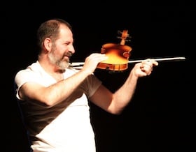 Luciano Chessa performs Solo for Violin for Sylvano Bussotti by George Maciunas 