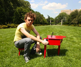 Gabriel Kahane, "songwriter, singer, pianist, composer, guitarist, and occasional banjo player," is part of the The Artist Sessions 