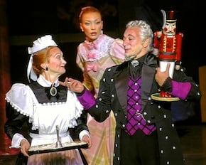 Dennis Nahat, artistic/executive director of Ballet San Jose, right, will dance Godfather Drosselmeyer in select performances of his version of "The Nutcracker"
