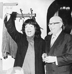 Seiji Ozawa and Josef Krips in Vienna, 1973