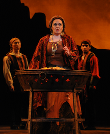 Mezzo-soprano Nicole Birkland as Azucena