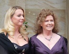 Katharina Wagner and Eva Wagner-Pasquier in Bayreuth, 2009 