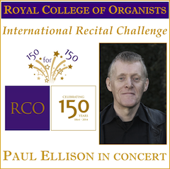 Paul Ellison joins international organ recital challenge 