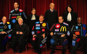 Jaundiced view of corporation-anthropomorphizing Justices, the subject featured in a Volti concert