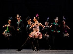 Ballet School students perform Balanchine's <em>Western Symphony</em> Photo by Erik Tomasson