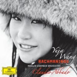Yuja Wang, dressed for Rachmaninov (new CD) and Prokofiev (with the SFS)