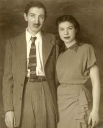 Hovhaness with wife, Serafina Ferrante