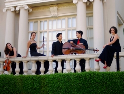 Music@Menlo students at Stent Hall