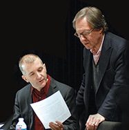 Alex Ross and Stephen Rubin at a Rubin Institute event
