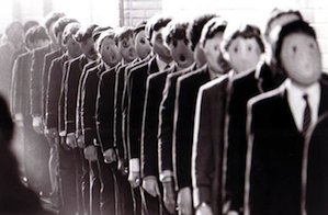 Schoolchildren in an iconic scene from <em>Pink Floyd The Wall</em>, the 1982 movie