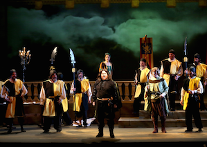 James Callon as Manrico in West Bay Opera's <em>Il trovatore</em> Photos by Otak Jump