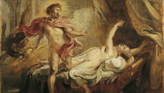 Rubens painted "Death of Semele" shortly before his own demise in 1640
