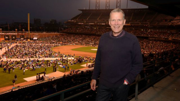 David Gockley at AT&T Park, where he produced the annual free Opera at the Ballpark live HD cast from the War Memorial (Photo by Scott Wall/San Francisco Opera)