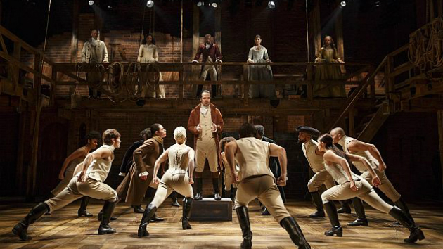 Scene from <em>Hamilton</em> on Broadway (Photo by Joan Marcus)