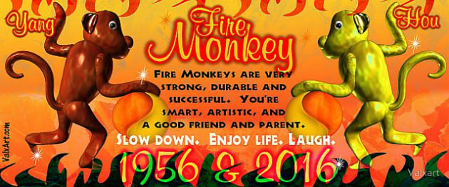 Once in a great while, it's the Fire Monkey