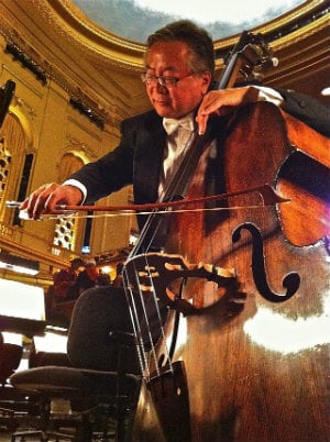 Shinji Eshima at home in the orchestra pit for both S.F. Opera and S.F. Ballet for more than three decades (Photo by Mark Drury)
