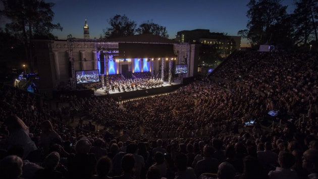 The Simon Bolivar Symphony Orchestra of Venezuela performing at the Greek Theatre (Photo by Peter DaSilva)