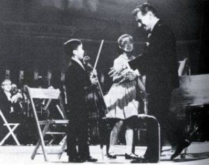 Yo-Yo and Yeou-Cheng Ma with Leonard Bernstein in 1962