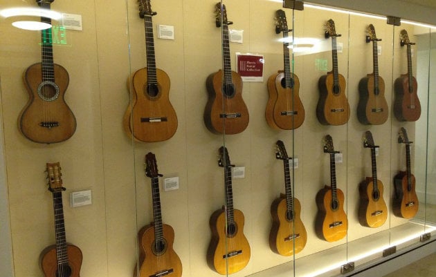 The Harris Guitar Collection at the San Francisco Conservatory of Music.