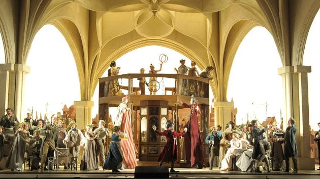 Act 3 of the coproduction at Chicago Lyric Opera (Photo by Dan Rest)