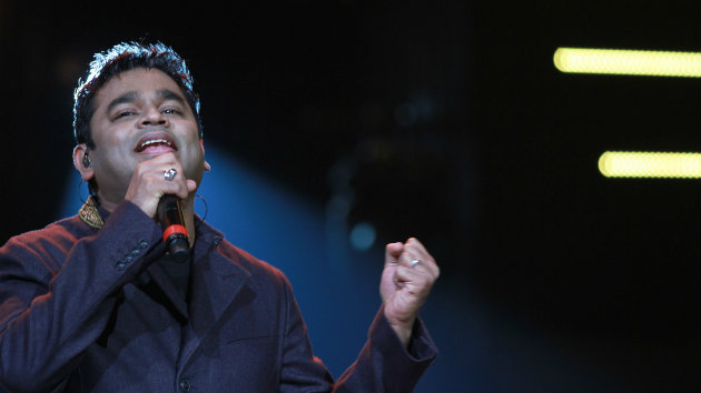 Rahman in performance in Nehru Stadium, Chennai (Madras)