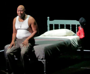 Arthur Woodley as old Emile Griffith in Opera Theater of Saint Louis production (Photo by Ken Howard)