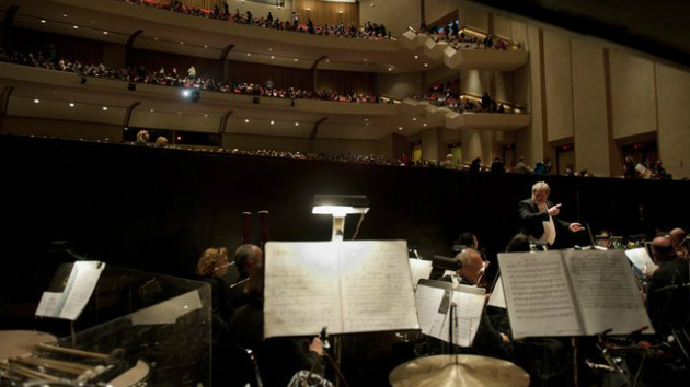A view from the pit of the Sacramento Philharmonic.
